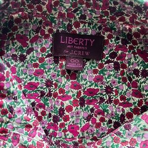 JCrew Liberty Fabric Blouse in size 00